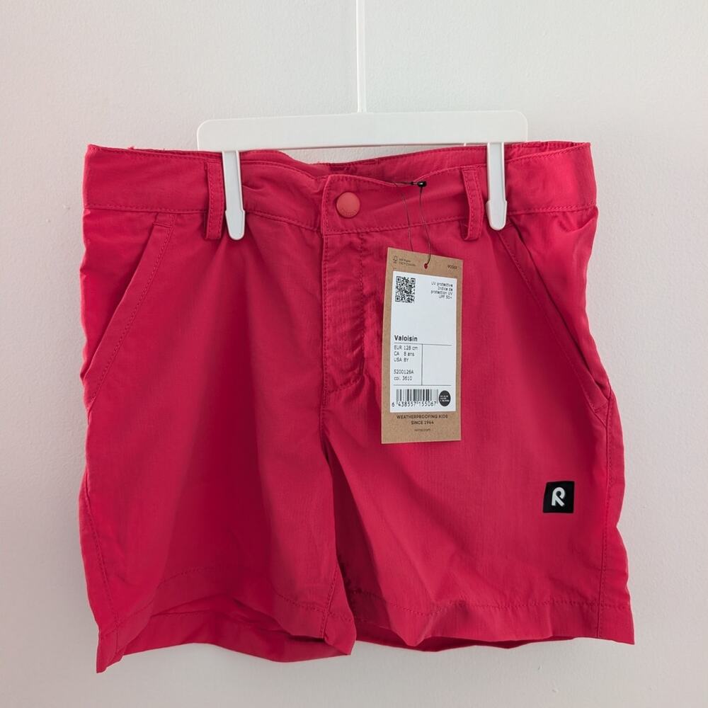Reima Valoisin Girls UPF 50+ Shorts 8Y Bright Berry Pink